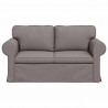 Sofa Ciemnoszary 155 x 82 x 80 cm tkanina