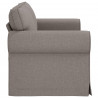 Sofa Ciemnoszary 155 x 82 x 80 cm tkanina