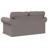 Sofa Ciemnoszary 155 x 82 x 80 cm tkanina