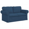 Sofa Niebieski 155 x 82 x 80 cm tkanina