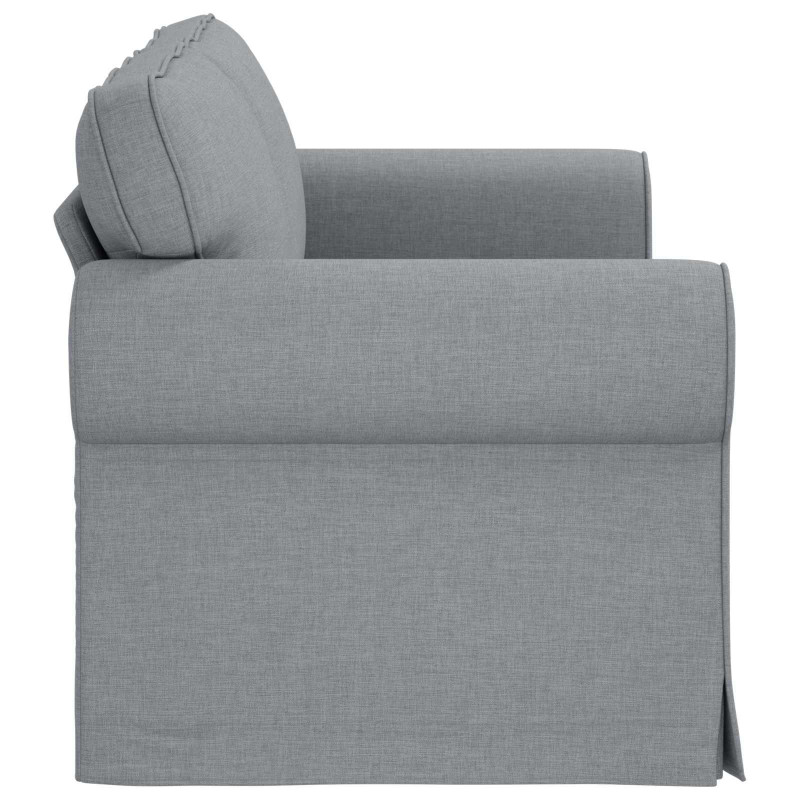 Sofa Jasnoszary 175 x 82 x 80 cm tkanina