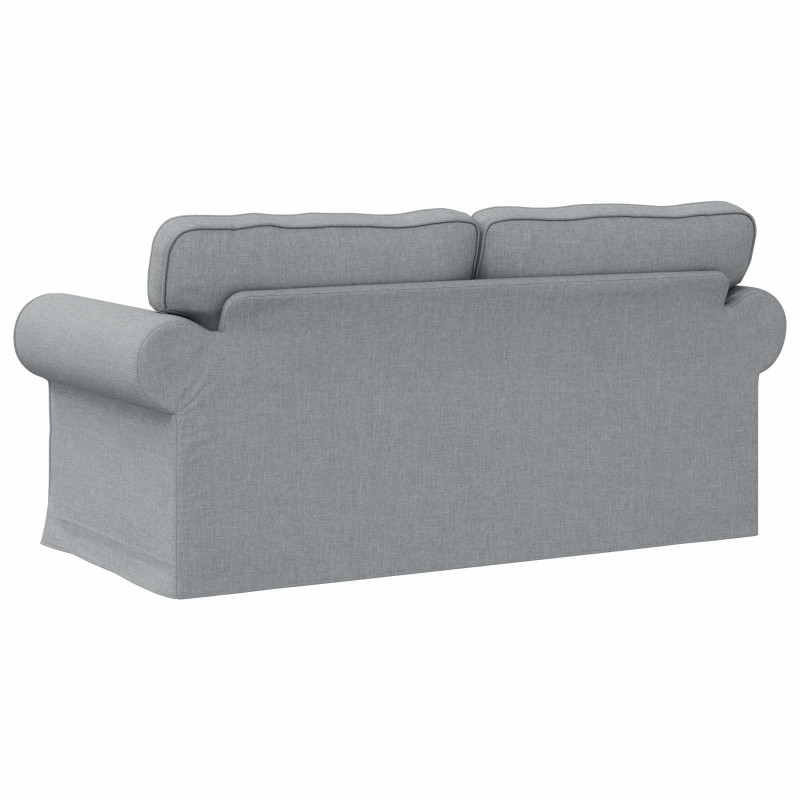 Sofa Jasnoszary 175 x 82 x 80 cm tkanina