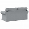 Sofa Jasnoszary 175 x 82 x 80 cm tkanina