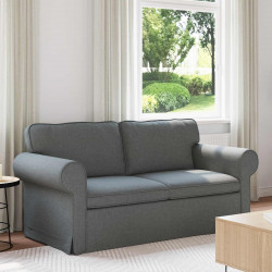 Sofa Ciemnoszary 175 x 82 x 80 cm tkanina