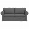 Sofa Ciemnoszary 175 x 82 x 80 cm tkanina