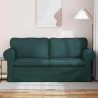 Sofa Ciemna zieleń 175 x 82 x 80 cm tkanina