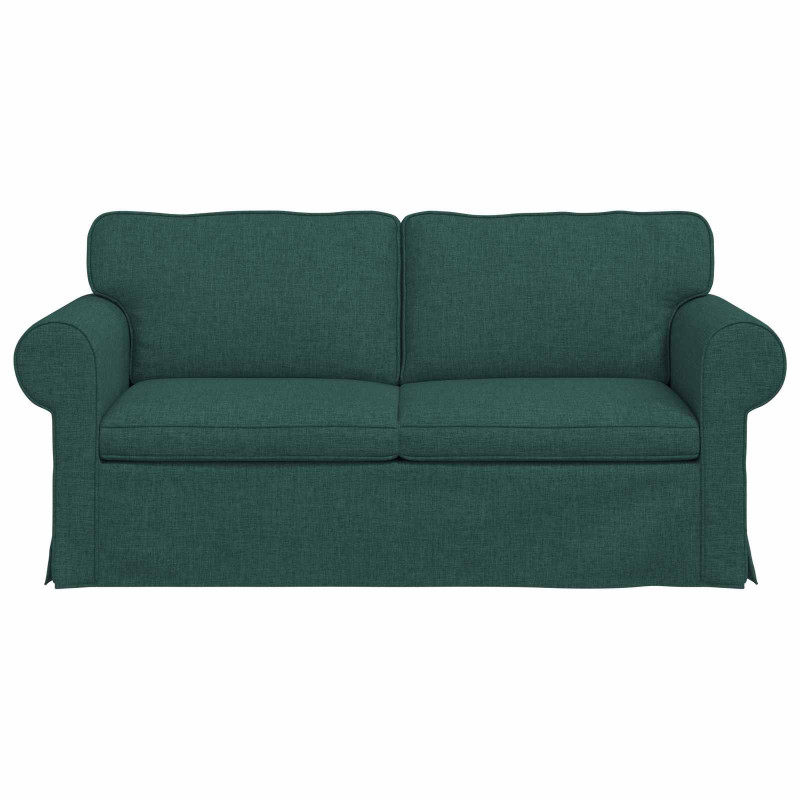 Sofa Ciemna zieleń 175 x 82 x 80 cm tkanina