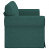 Sofa Ciemna zieleń 175 x 82 x 80 cm tkanina