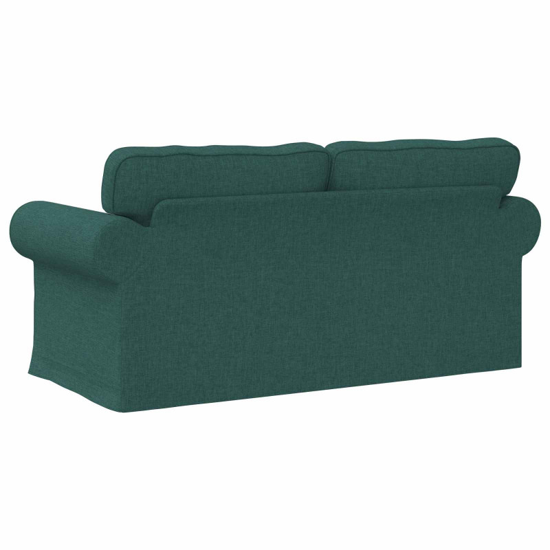 Sofa Ciemna zieleń 175 x 82 x 80 cm tkanina
