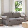 Sofa Ciemnoszary 175 x 82 x 80 cm tkanina
