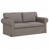 Sofa Ciemnoszary 175 x 82 x 80 cm tkanina