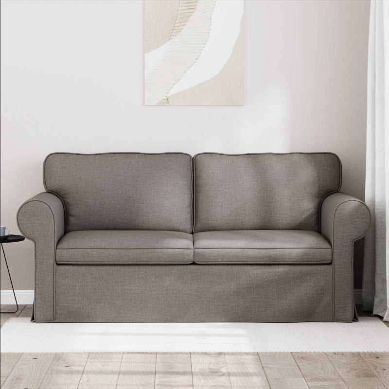 Sofa Ciemnoszary 175 x 82 x 80 cm tkanina