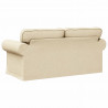 Sofa Kremowy 175 x 82 x 80 cm tkanina