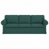 Sofa Ciemna zieleń 215 x 82 x 80 cm tkanina