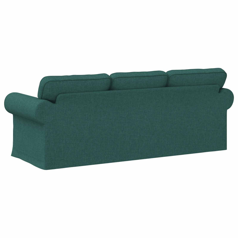Sofa Ciemna zieleń 215 x 82 x 80 cm tkanina