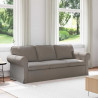 Sofa Ciemnoszary 215 x 82 x 80 cm tkanina