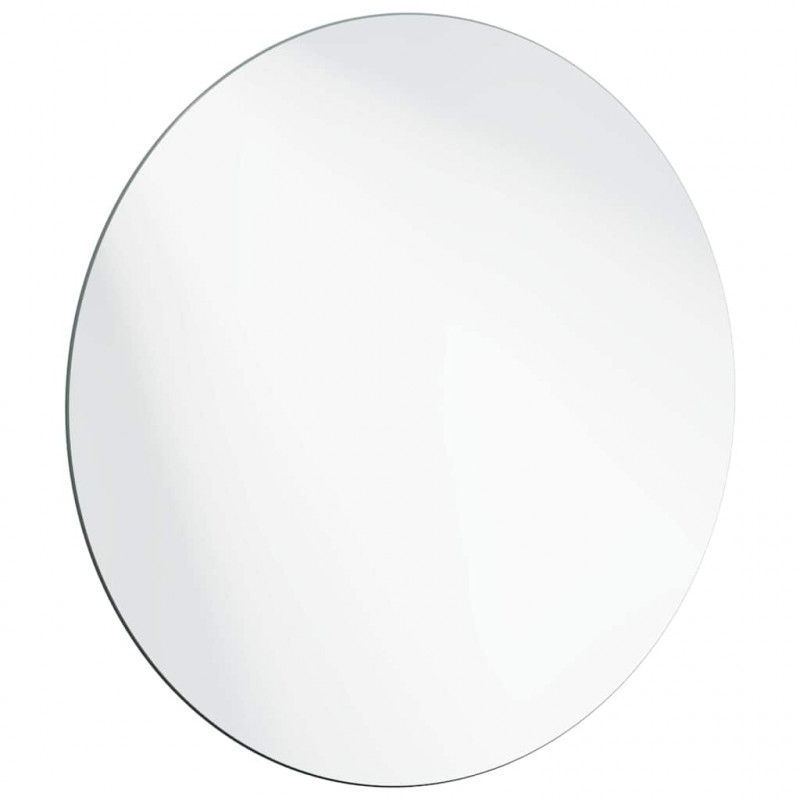 Lustro ścienne Okrągły Ø 60 cm szkło hartowane