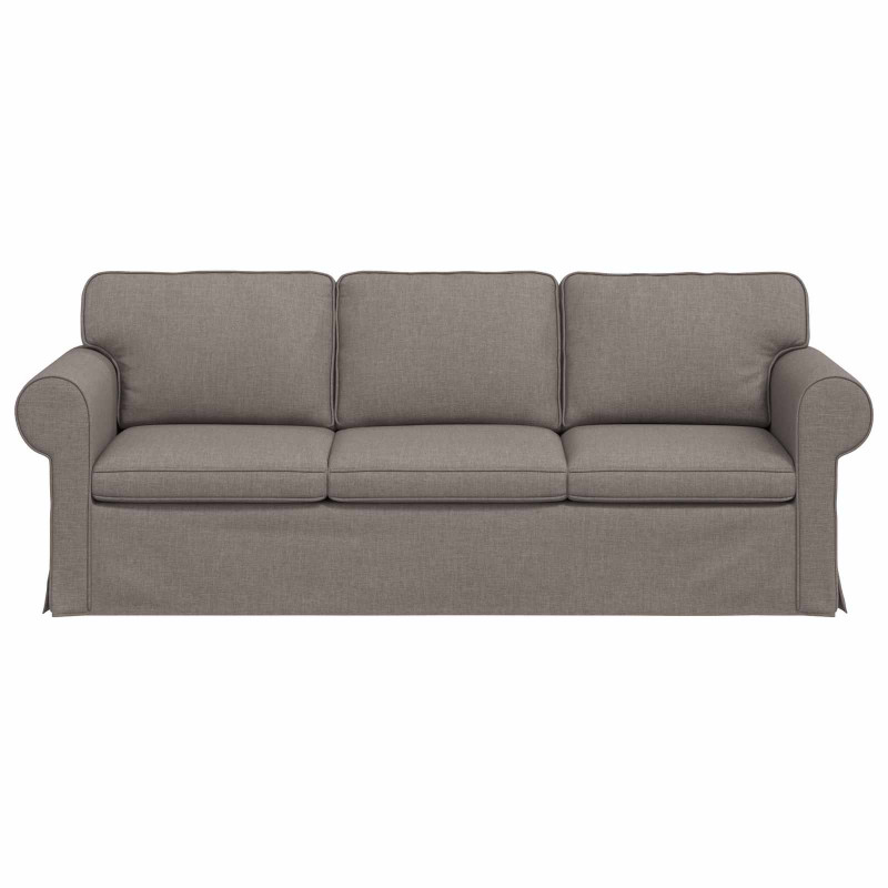 Sofa Ciemnoszary 215 x 82 x 80 cm tkanina