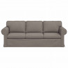 Sofa Ciemnoszary 215 x 82 x 80 cm tkanina