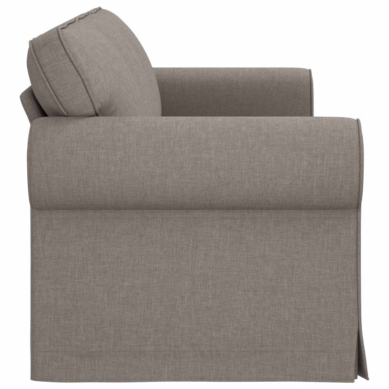Sofa Ciemnoszary 215 x 82 x 80 cm tkanina