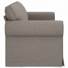 Sofa Ciemnoszary 215 x 82 x 80 cm tkanina