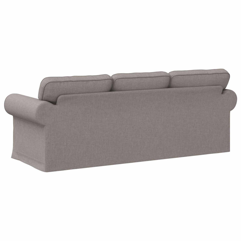 Sofa Ciemnoszary 215 x 82 x 80 cm tkanina