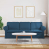 Sofa Niebieski 215 x 82 x 80 cm tkanina