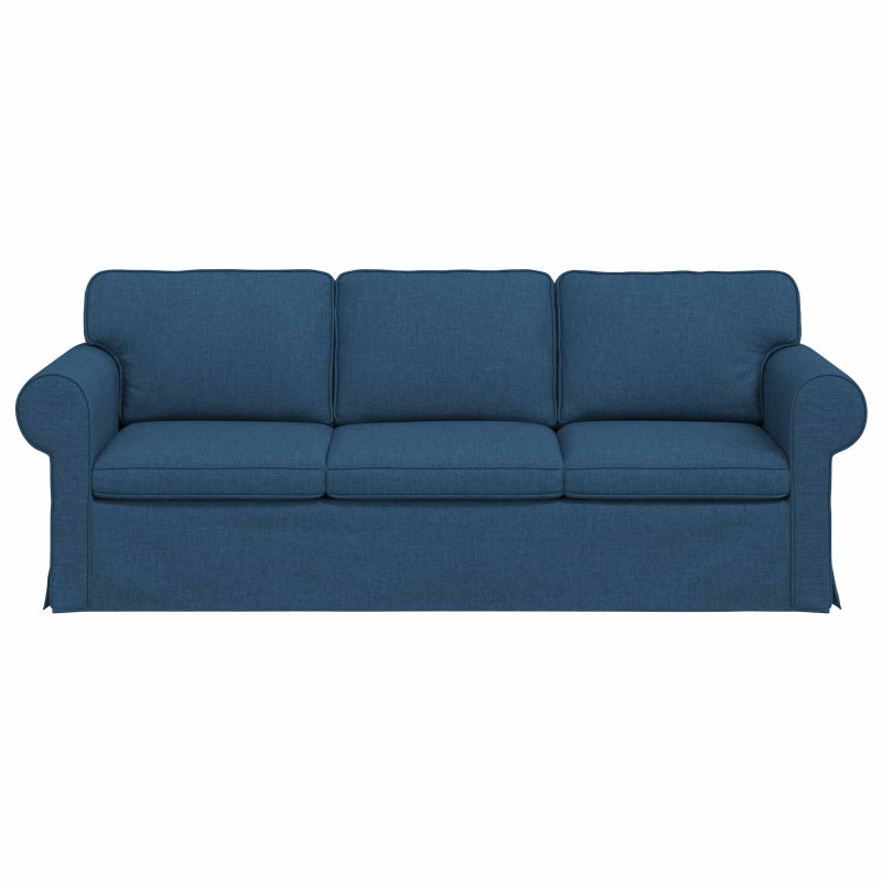 Sofa Niebieski 215 x 82 x 80 cm tkanina