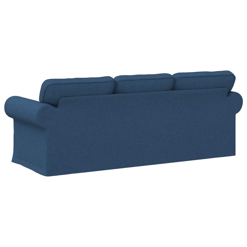 Sofa Niebieski 215 x 82 x 80 cm tkanina