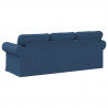 Sofa Niebieski 215 x 82 x 80 cm tkanina