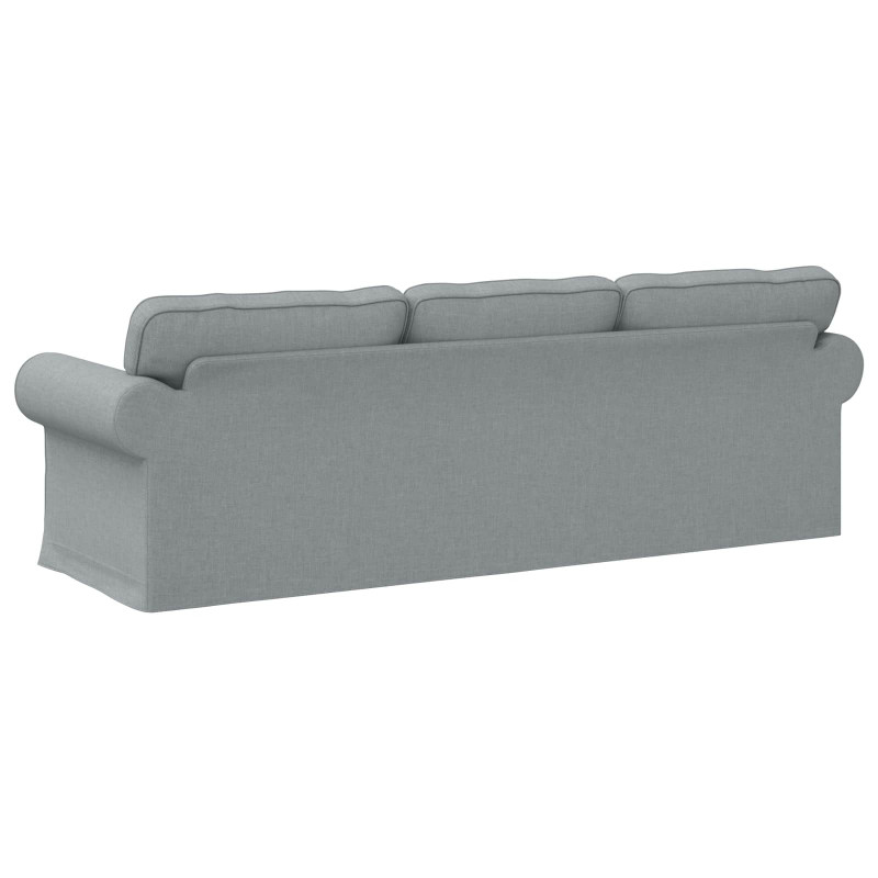 Sofa Jasnoszary 245 x 82 x 80 cm tkanina