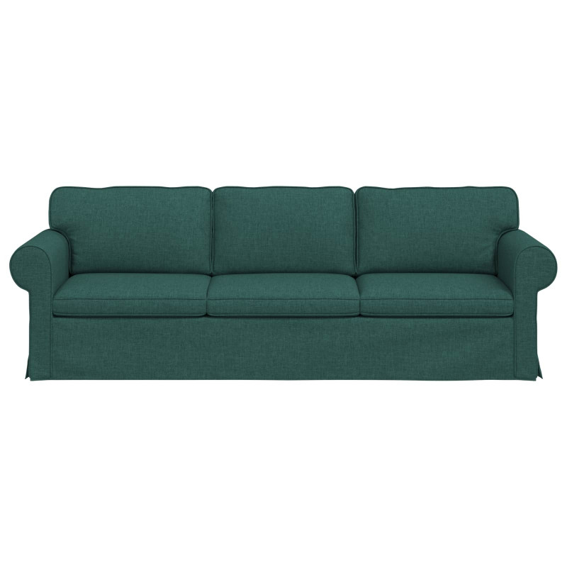 Sofa Ciemna zieleń 245 x 82 x 80 cm tkanina