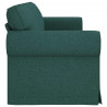 Sofa Ciemna zieleń 245 x 82 x 80 cm tkanina