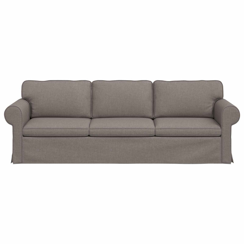 Sofa Ciemnoszary 245 x 82 x 80 cm tkanina