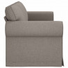 Sofa Ciemnoszary 245 x 82 x 80 cm tkanina