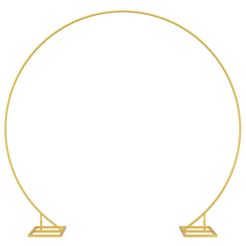 Łuk Ślubny złoty 220 x 45 x 200 cm Stal