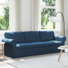 Sofa Niebieski 245 x 82 x 80 cm tkanina