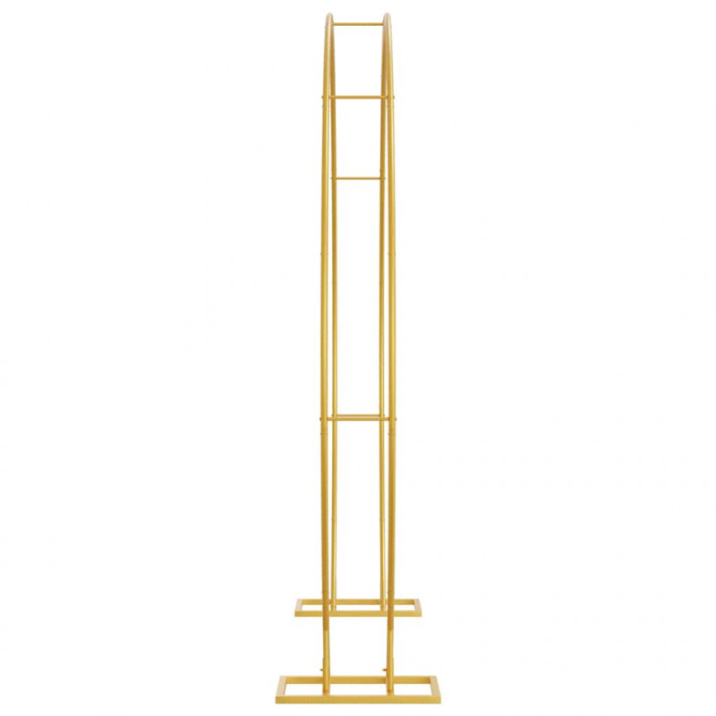 Łuk Ślubny złoty 220 x 45 x 200 cm Stal