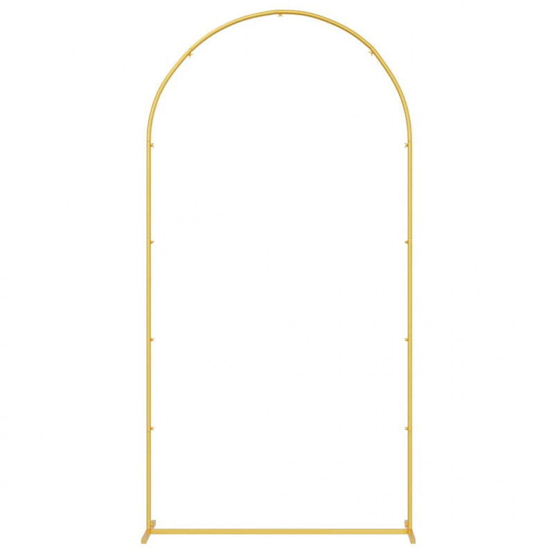 Łuk Ślubny złoty 100 x 39 x 200 cm Stal