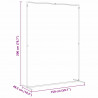 Łuk Ślubny Biały 150 x 49,5 x 200 cm Stal