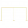 Łuk Ślubny złoty 657 x 35 x 300 cm Stal