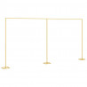 Łuk Ślubny złoty 657 x 35 x 300 cm Stal