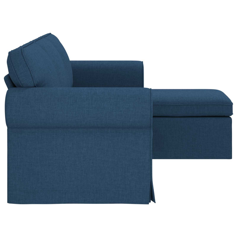 Sofa Niebieski 215 x 138 x 80 cm tkanina