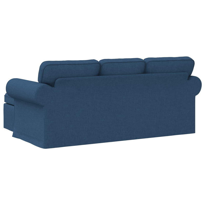 Sofa Niebieski 215 x 138 x 80 cm tkanina