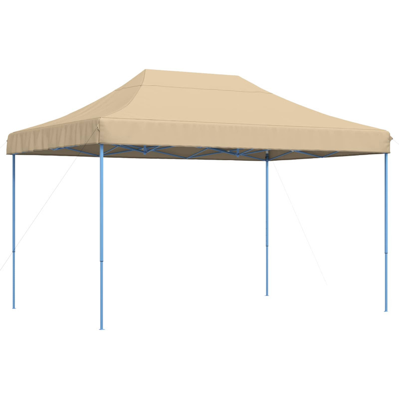 Namiot Imprezowy Beżowy 279 x 410 x 315 cm Materiał Oxford