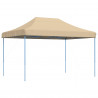Namiot Imprezowy Beżowy 279 x 410 x 315 cm Materiał Oxford