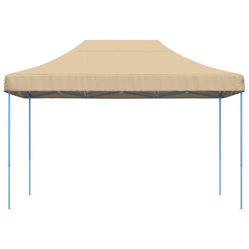Namiot Imprezowy Beżowy 279 x 410 x 315 cm Materiał Oxford