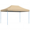 Namiot Imprezowy Beżowy 279 x 410 x 315 cm Materiał Oxford