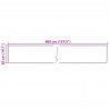 Biegacz dywanowy MARSA Kremowy 400 x 50 cm Poliester i PVC