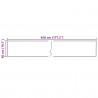 Biegacz dywanowy MARSA Kremowy 450 x 50 cm Poliester i PVC